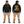 EMDU Heritage EST QLD Premium Hoodie in black — front and back model mockup
