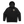 EMDU Skull Logo Oversize Hoodie in black — front chest artwork