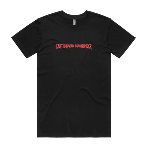 Support Your Local Earthmover Tee — AS Colour 5001, black, front; original Printbar stock image