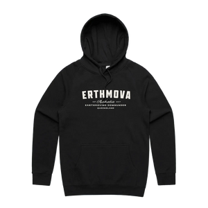 ERTHMOVA Hoodie — AS Colour 5101, black, front; original Printbar stock image
