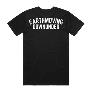 Express Heavy Equipment Parts Tee — AS Colour 5001, black, back; original Printbar stock image
