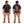 Support Your Local Earthmover Tee — Oversize Fit Black with faded finish, front and back model mockup