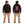 Support Your Local Earthmover VIP Premium Hoodie in black — front and back model mockup