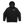 Heavy Machinery Dept. Vintage Design Oversize Hoodie in black — front chest artwork
