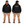Heavy Machinery Dept. Vintage Design Oversize Hoodie in black — front and back model mockup
