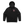 We Built the Land Downunder Oversize Hoodie in black — actual front garment flatlay