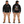 We Built the Land Downunder Premium Hoodie in black — front and back model mockup