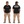 Express Parts black Staple Tee front and back model views, with front logo scaled and positioned to match the Print Bar production mockup
