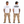 Express Heavy Equipment Parts Staple Tee in White, front and back model views with Heavy Iron snapback, cuffed work pants and work boots on white