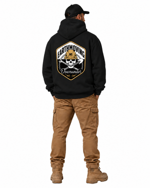 EMDU Skull Logo Hoodie "BASIC FIT" Built for Site Legends