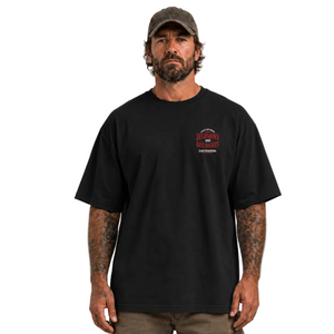 Fueled on Diesel, Poor Decisions & Bad Habits Oversized Vintage STYLE T-Shirt