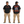 Heavy Oversize Black, front and back on white background. Model wears Heavy Iron SnapBack, cuffed cargo work pants and tan work boots. Tee only; accessories sold separately.