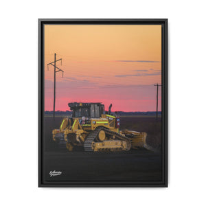Western QLD Gold – D6 Dozer Framed Canvas