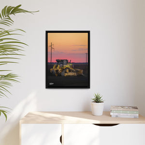 Western QLD Gold – D6 Dozer Framed Canvas